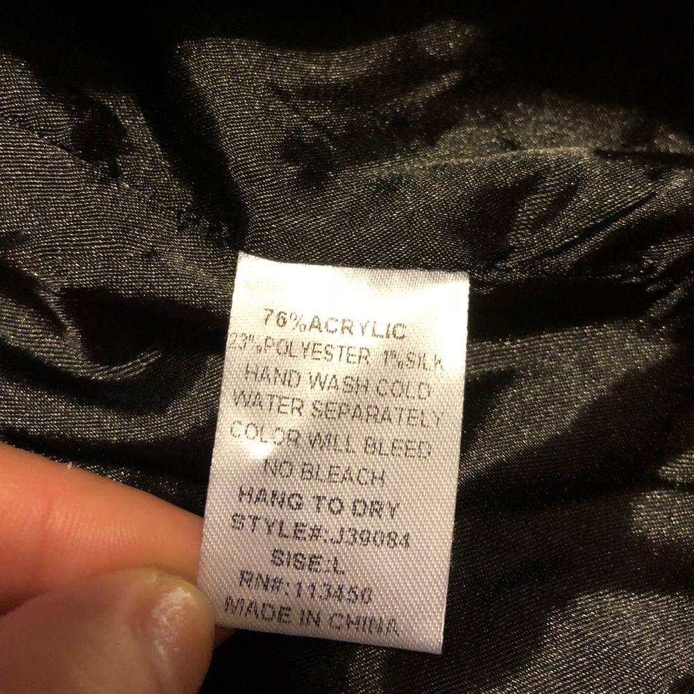 Anthropologie Black Multicolor Ruffle Jacket - Picture 7 of 8